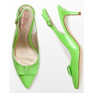 Lilly Pulitzer Kat Kitten Heel / Slingback